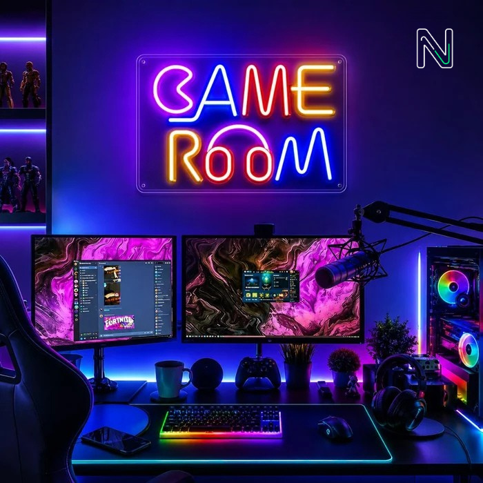 Game Room Neon Sign