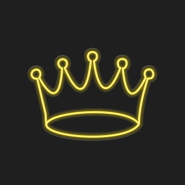 king's Crown Neon Sign
