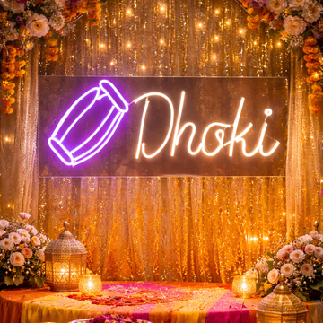 Dholki 🛢️ Neon Sign