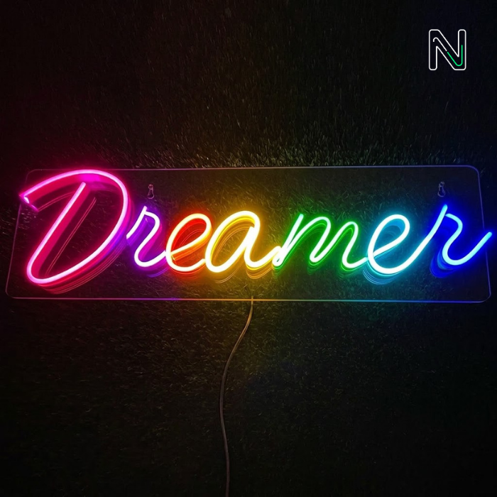 dreamer neon sign