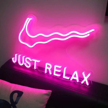 Just Relax Neon Sign