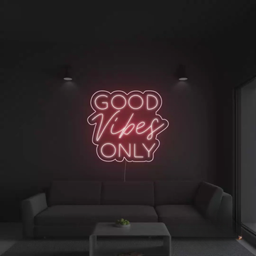 Good Vibes Only Neon Sign