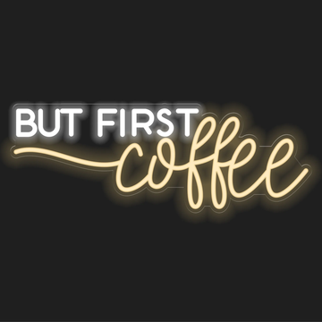 Coffee Time Neon Vibe