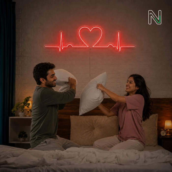 Heartbeat Neon Sign