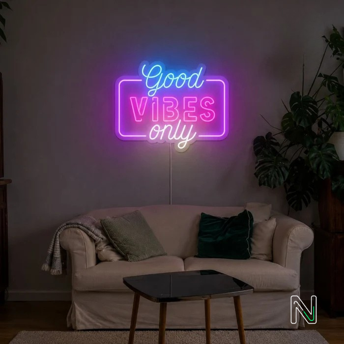 Good Vibes Only Neon Sign