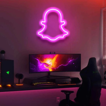 Snapchat Neon Sign