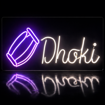 Dholki 🛢️ Neon Sign