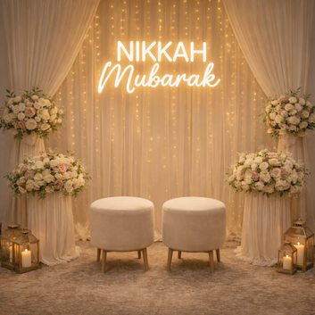 NIKKAH Neon Sign