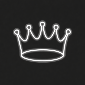 king's Crown Neon Sign