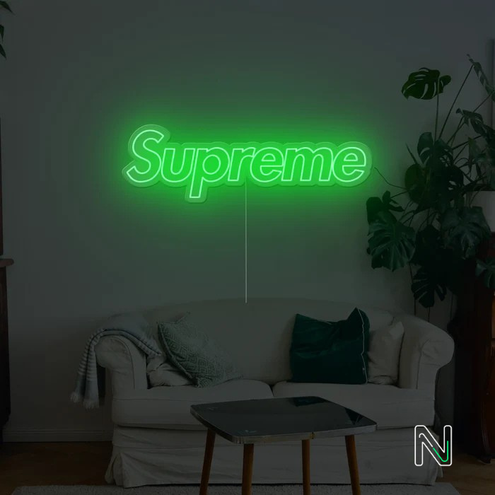 Supreme Neon Sign