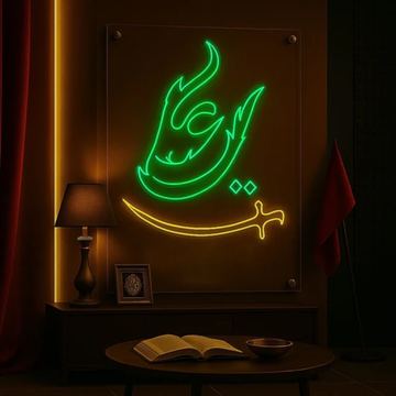 Zulfiqar-E-Ali Neon Sign