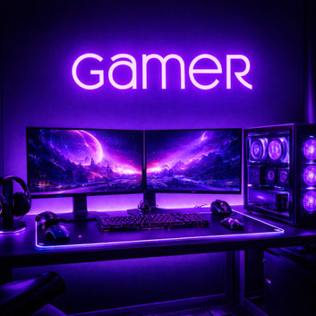 Gamer neon sign