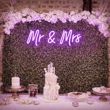 Mr & Mrs Neon Sign