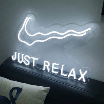 Just Relax Neon Sign