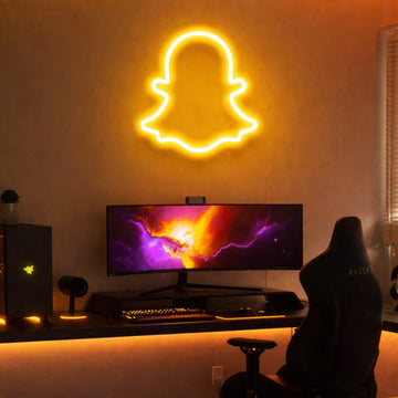Snapchat Neon Sign
